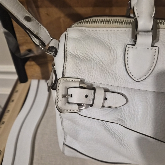 Ralph Lauren Leather White Shoulder Bag - Picture 3 of 10